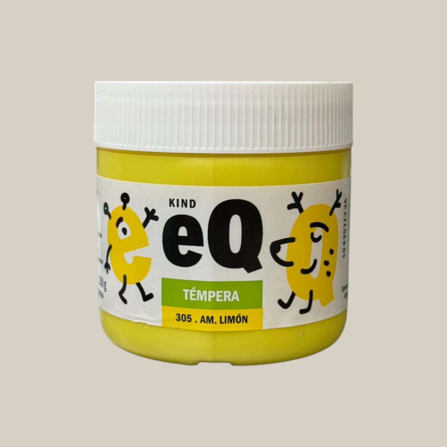 Tempera eq 200cc amarillo limon