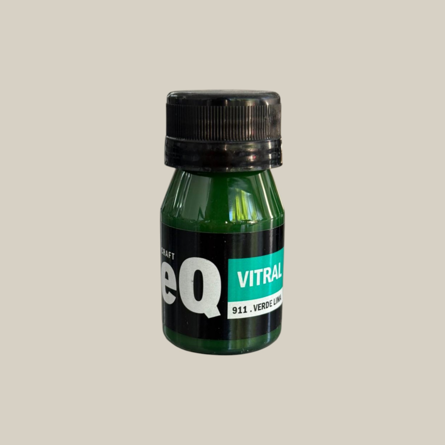 Laca vitral al agua verde lima 37cc