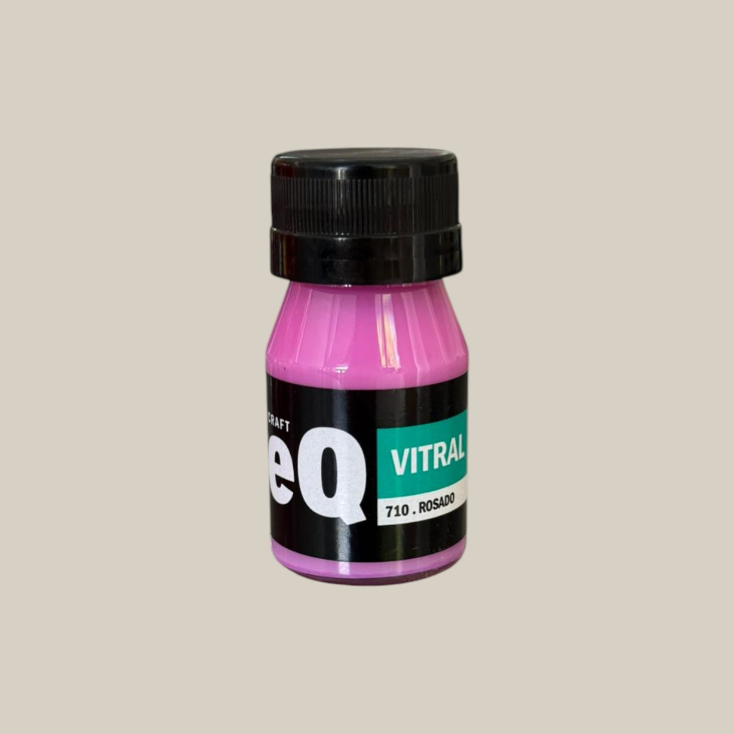 Laca vitral al agua rosado 37cc