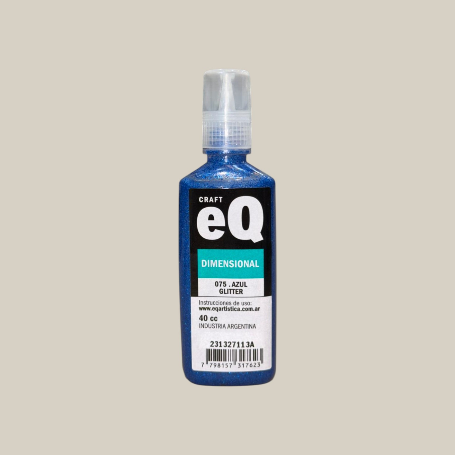 Laca Dimensional glitter azul 40cc