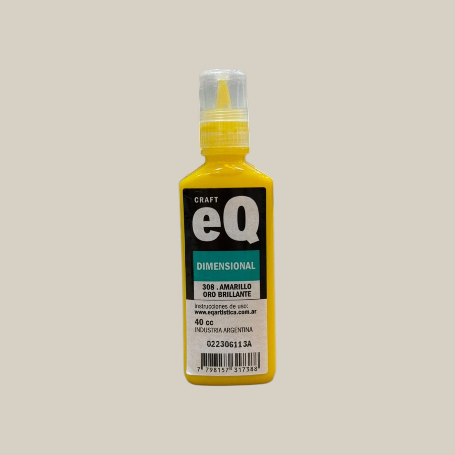 Laca Dimensional brillante amarillo oro 40 cc