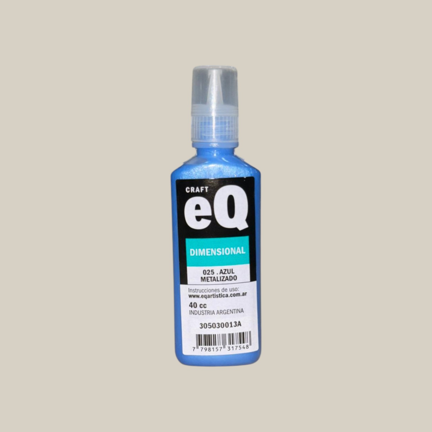 Laca dimens. metalizado azul 40cc