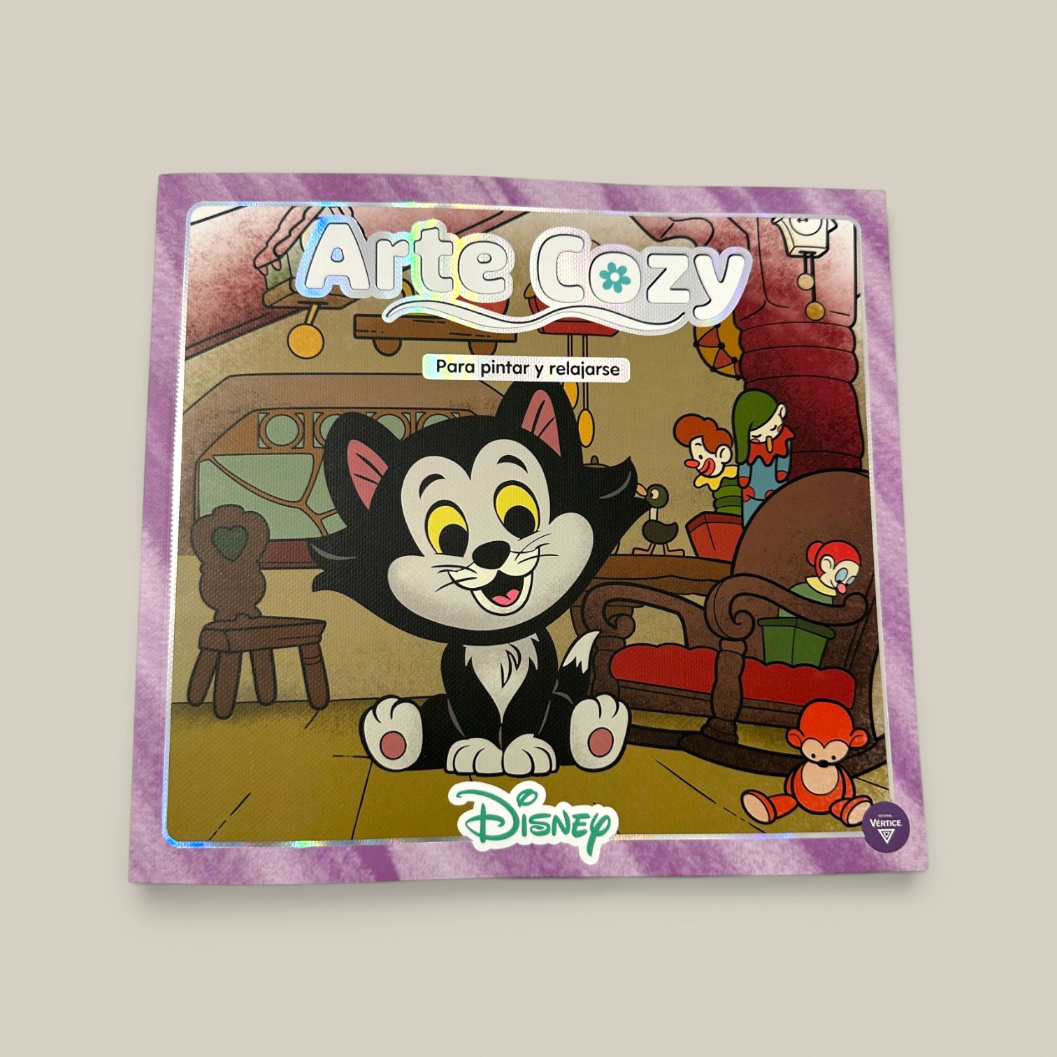 Libro p/pintar arte cozy disney edición 2