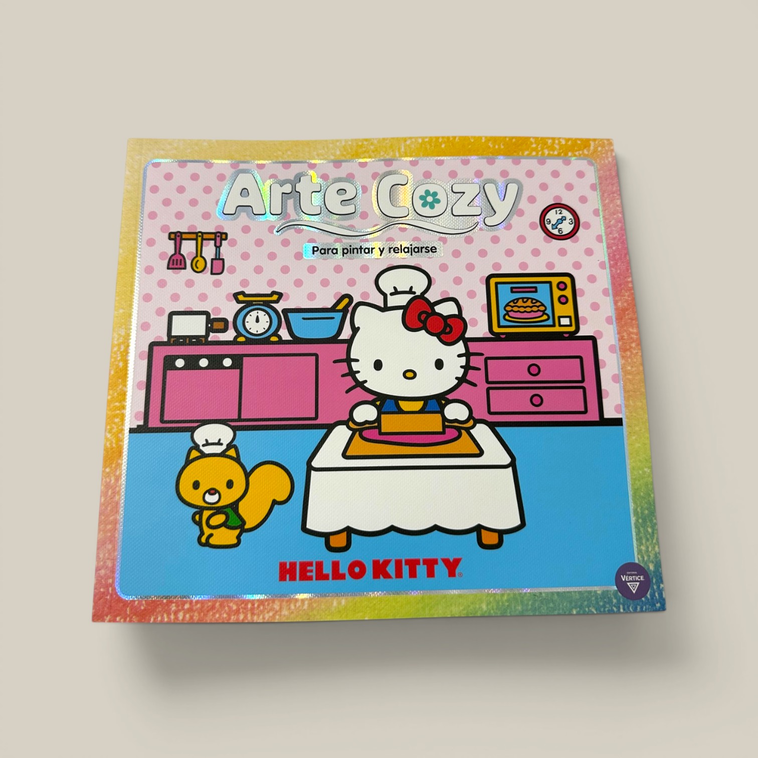 Libro p/pintar arte cozy hello kitty edición 1