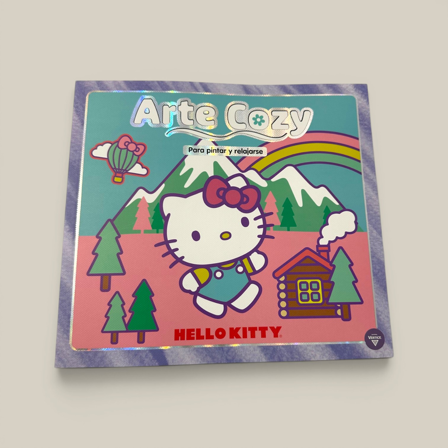 Libro p/pintar arte cozy hello kitty edición 2