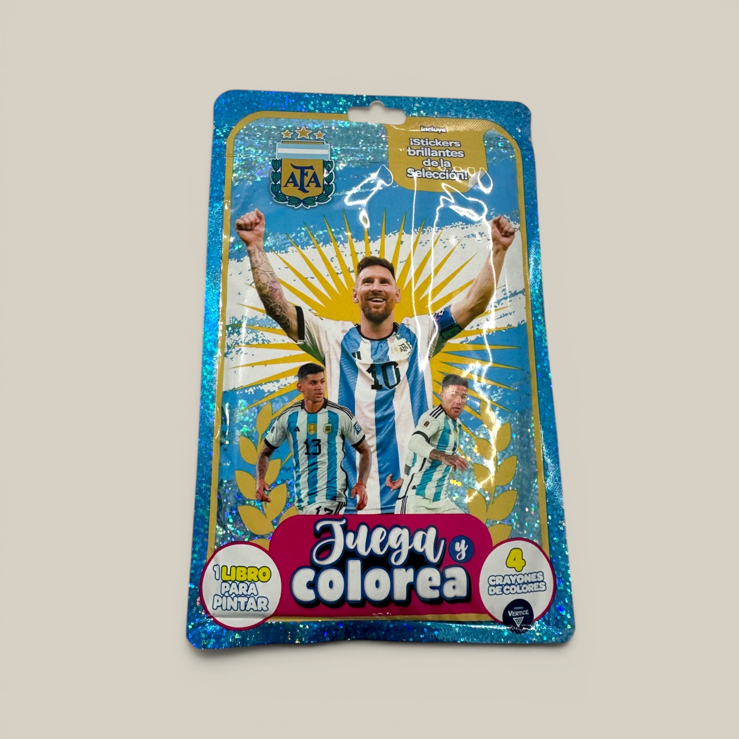 Libro p/jugar y colorear afa c/accesorios