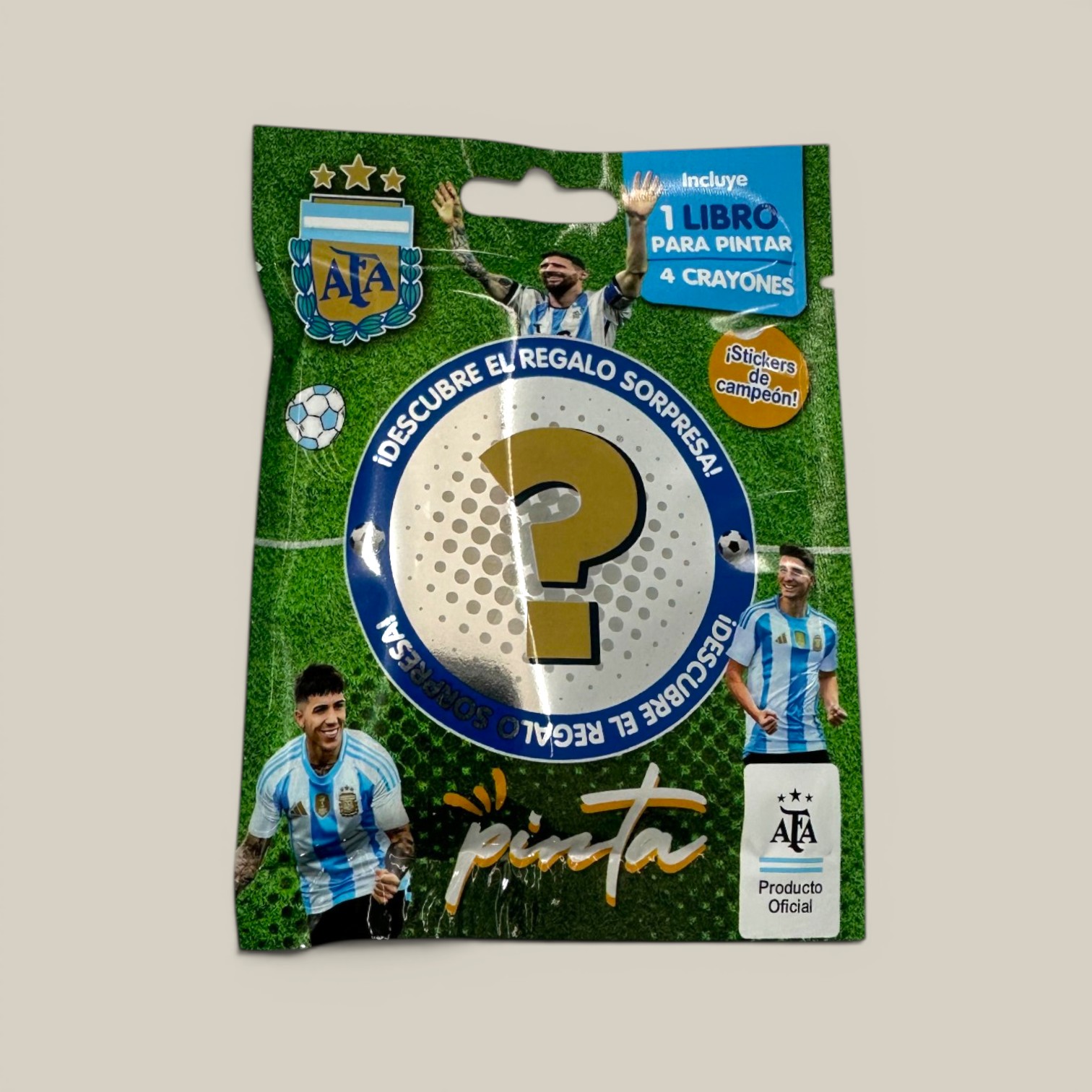 Libro p/pintar sorpresa afa c/accesorios