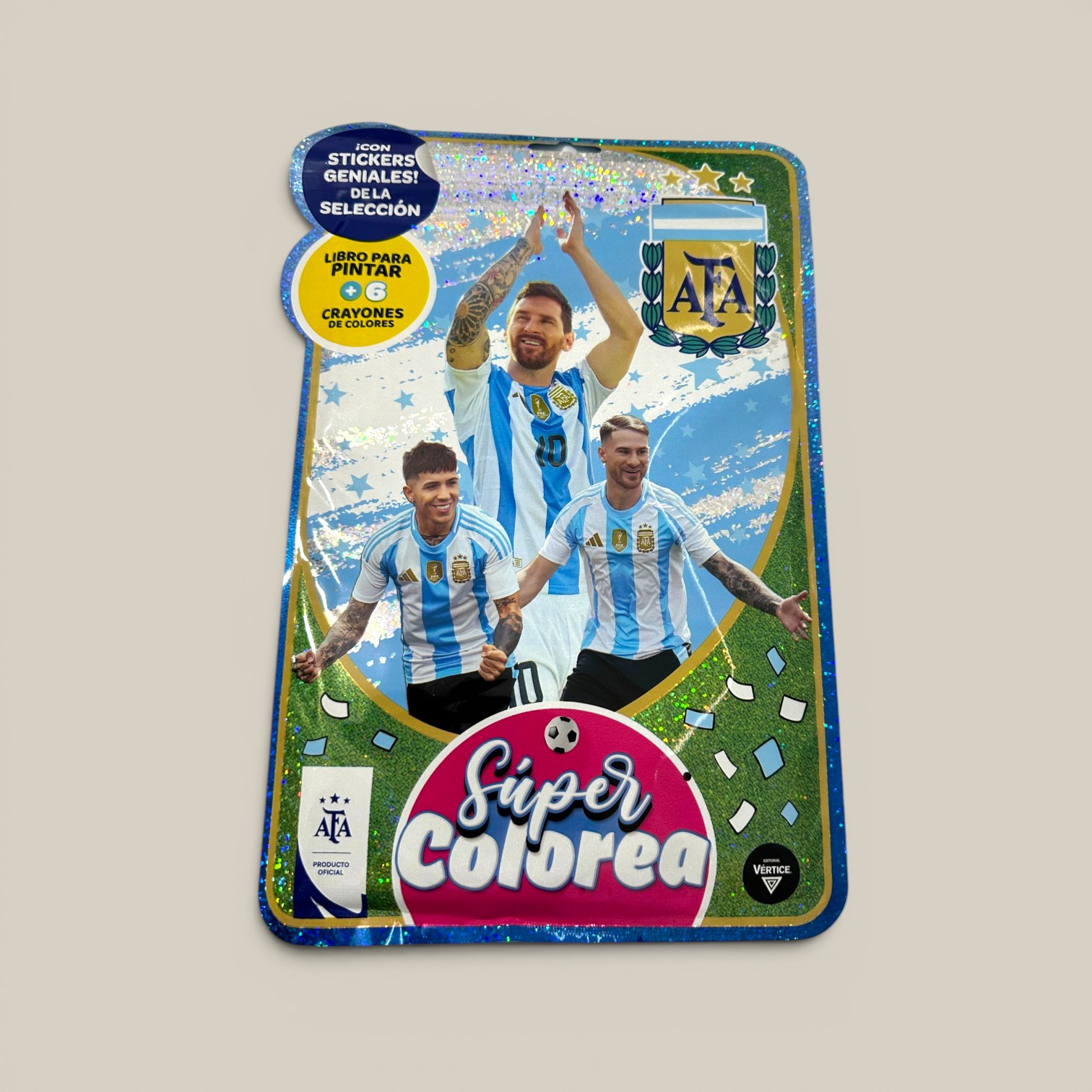 Libro super colorea afa c/accesorios