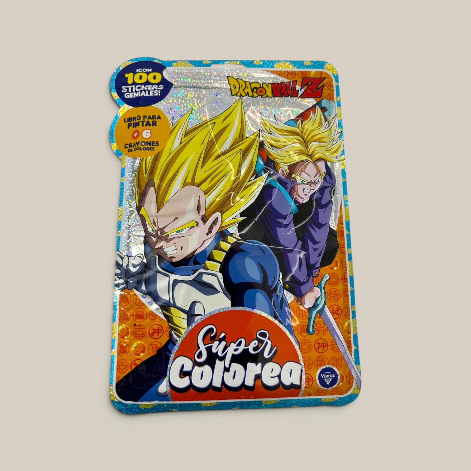 Libro super colorea dragon ball z c/accesorios