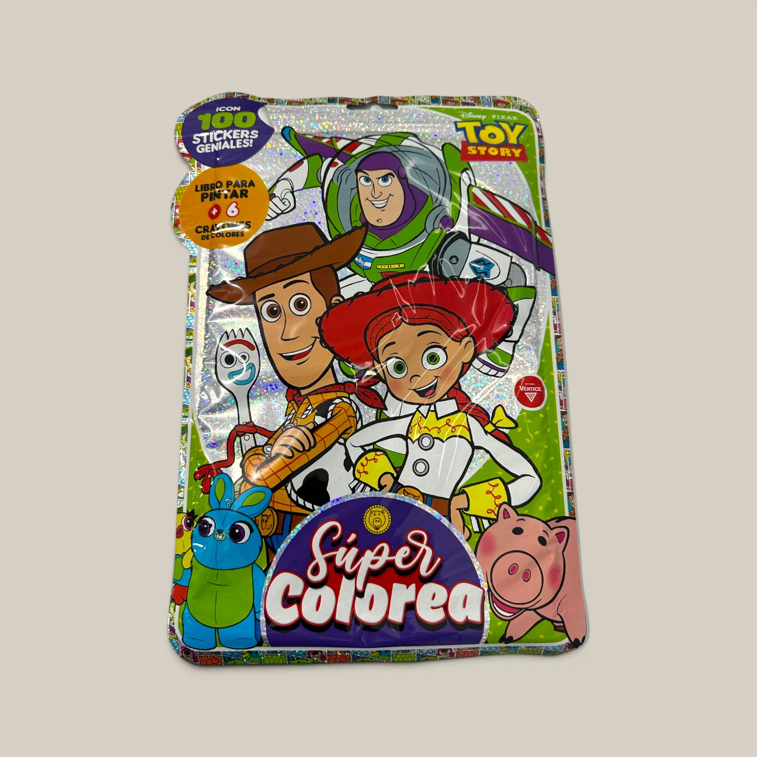 Libro super colorea toy story