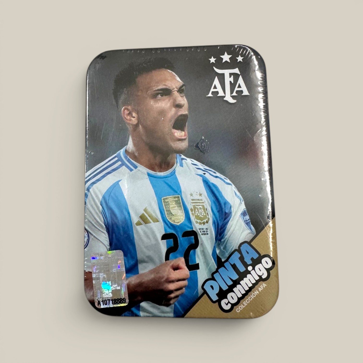 Libro pinta conmigo afa (lautaro martinez) c/accesorios