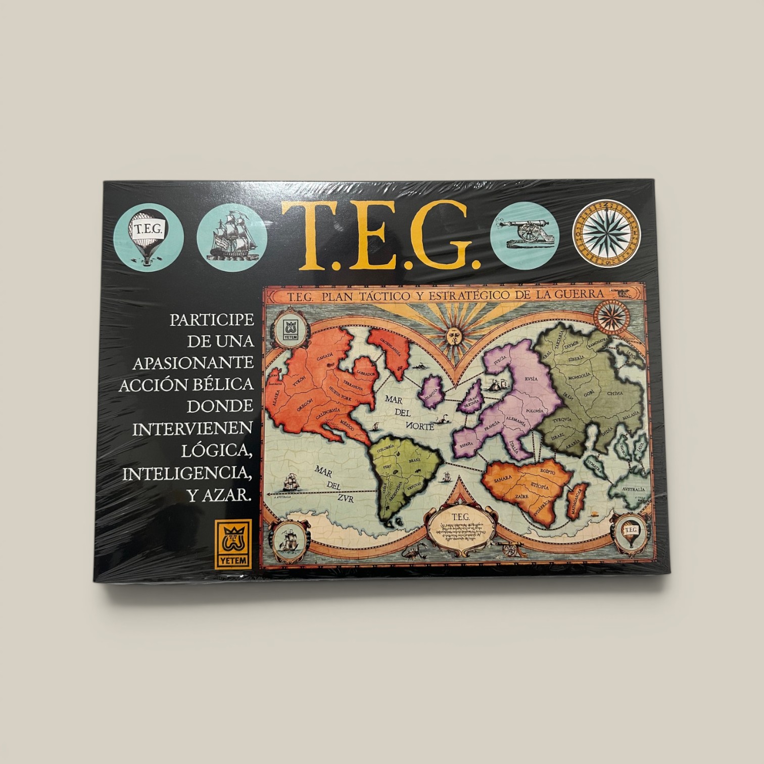 Juego de mesa T.E.G. guerra y estrategia