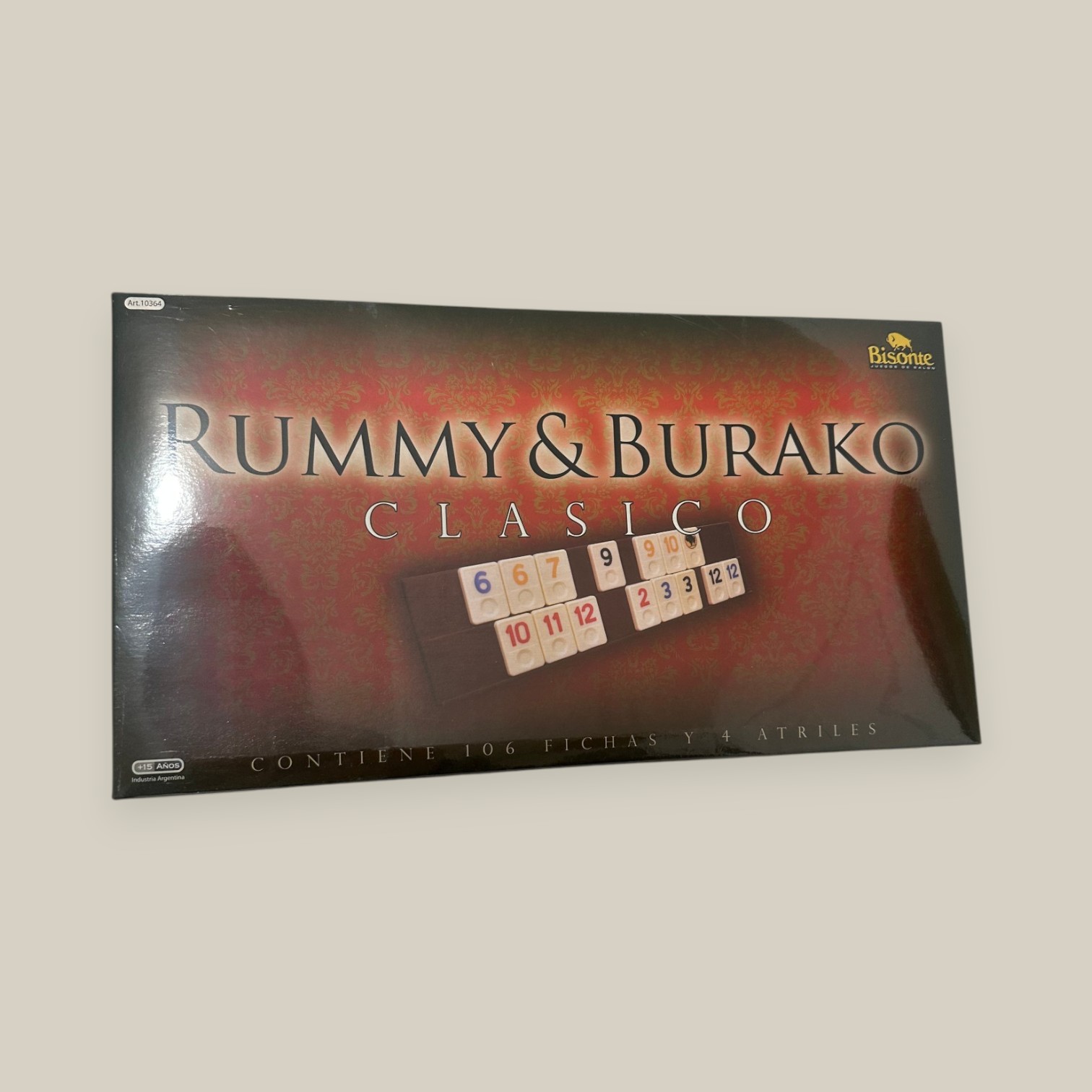 Rummy burako bisonte clasico cja.carton