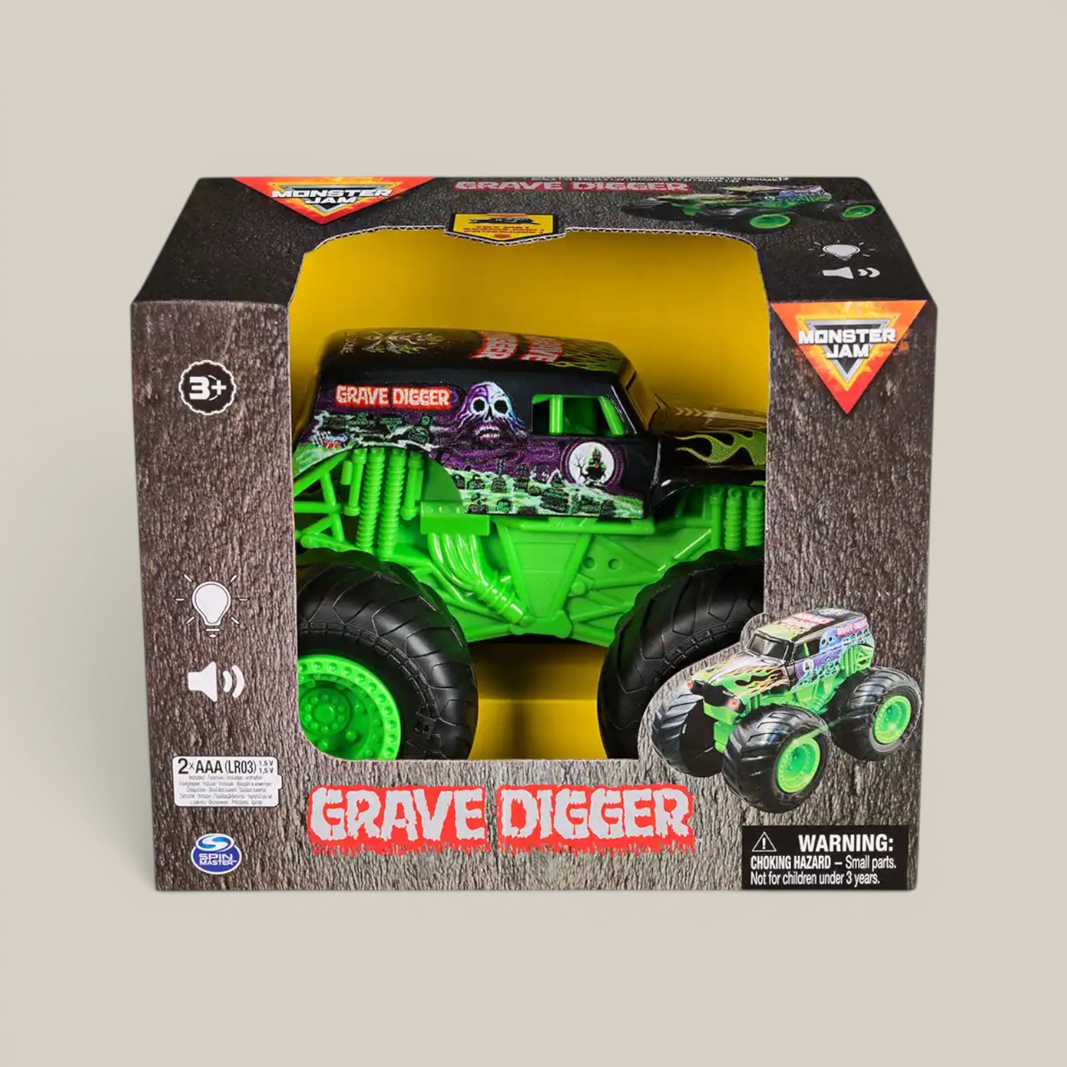 Vehículo grave digger monster jam
