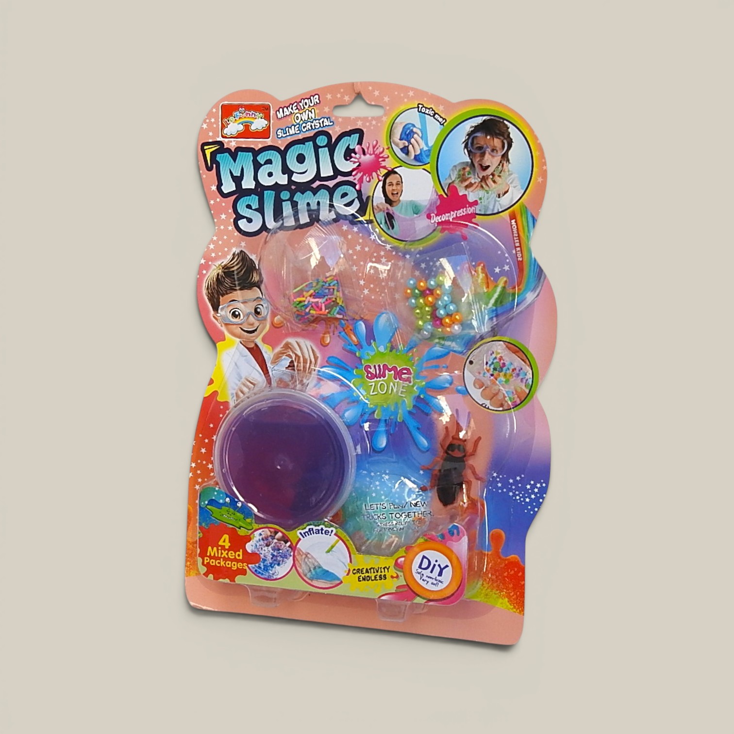 Slime + kit de laboratorio