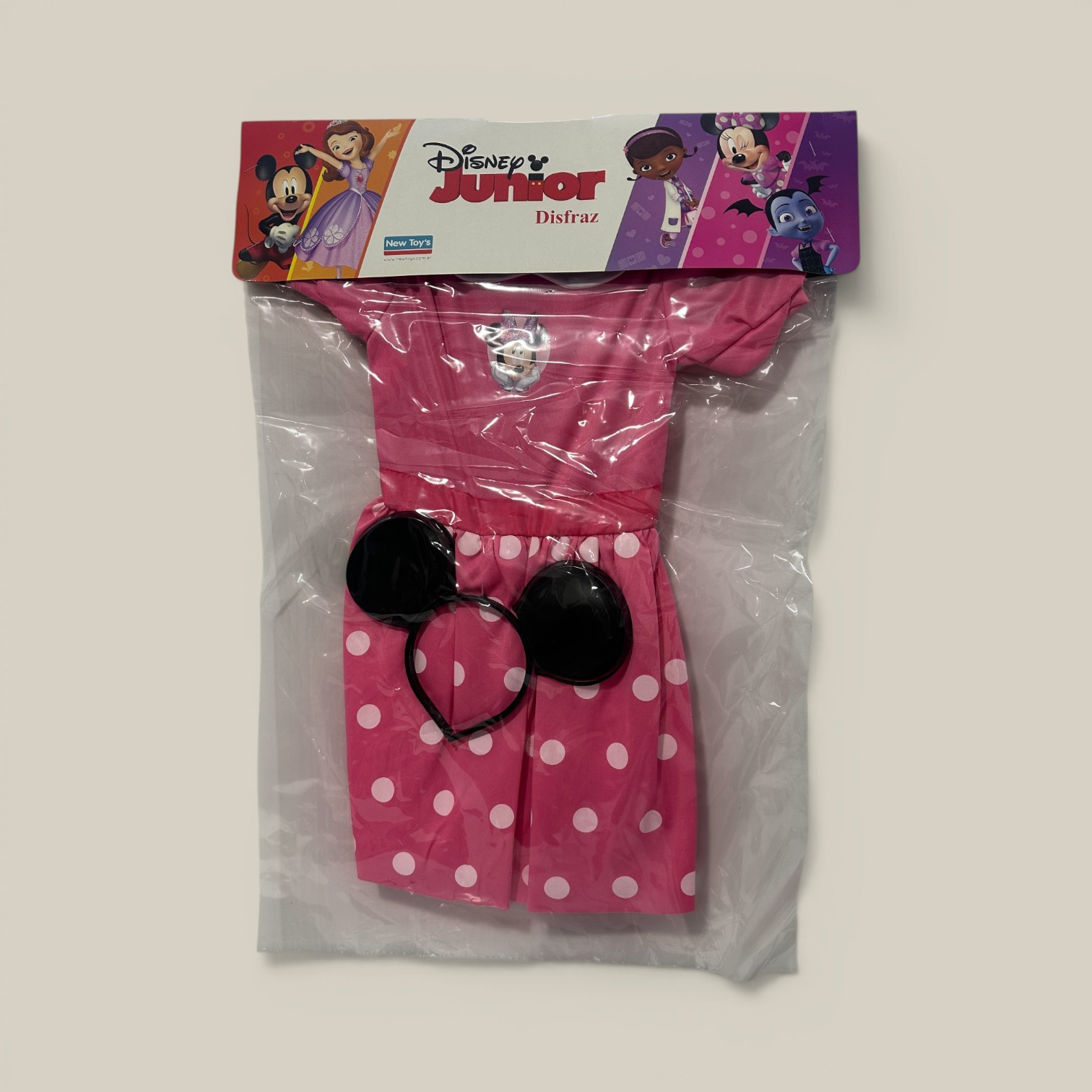 Disfraz minnie rosa talle1