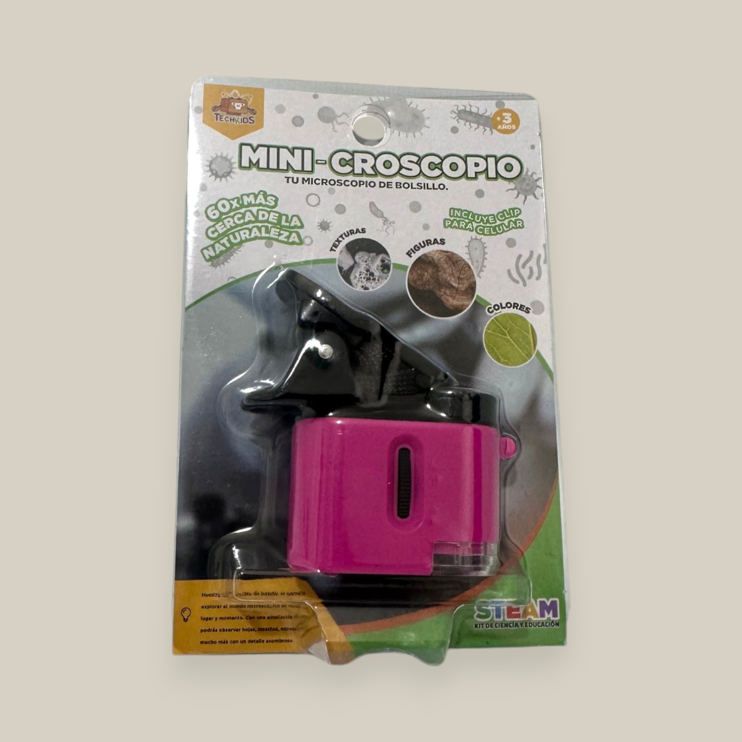Microscopio mini con clip