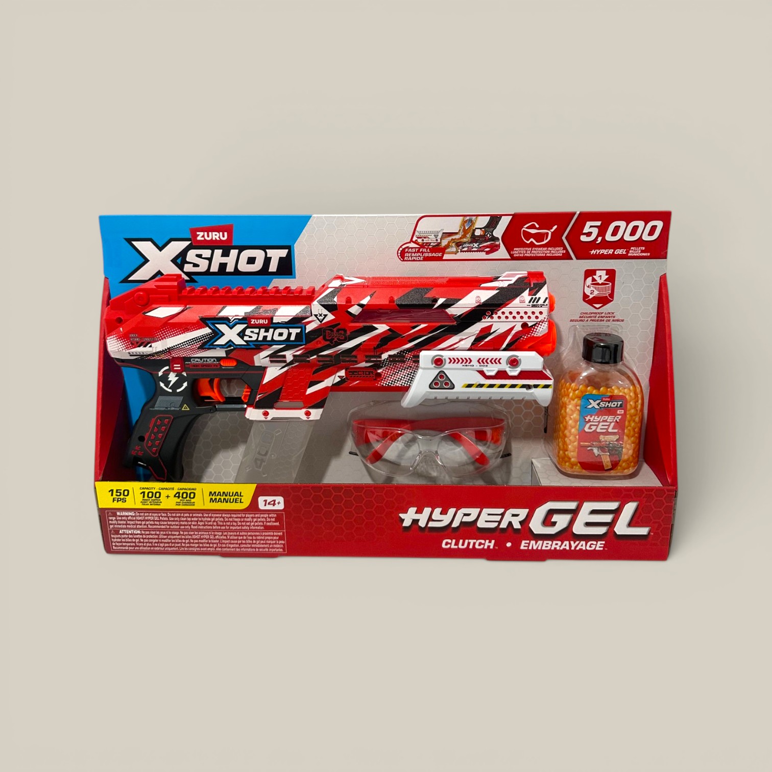 X-shot hyper gel clutch 5000