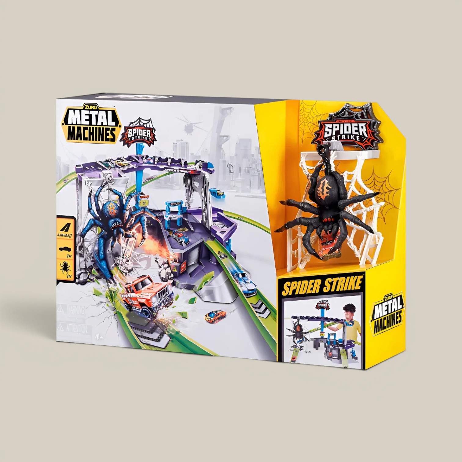 Metal machines playset spider strike
