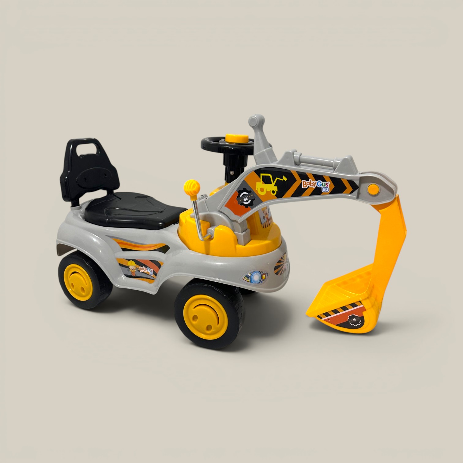 Pata pata camion excavador c/luz y sonido