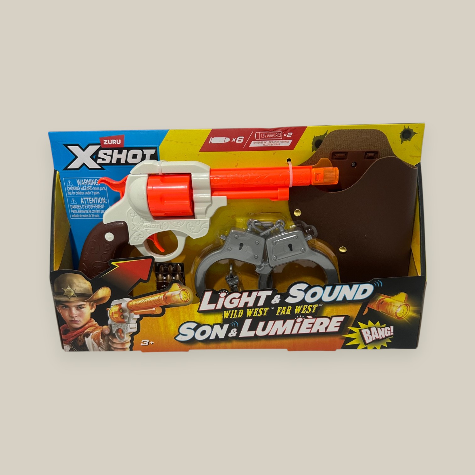 X-shot cowboy far west 6 dardos