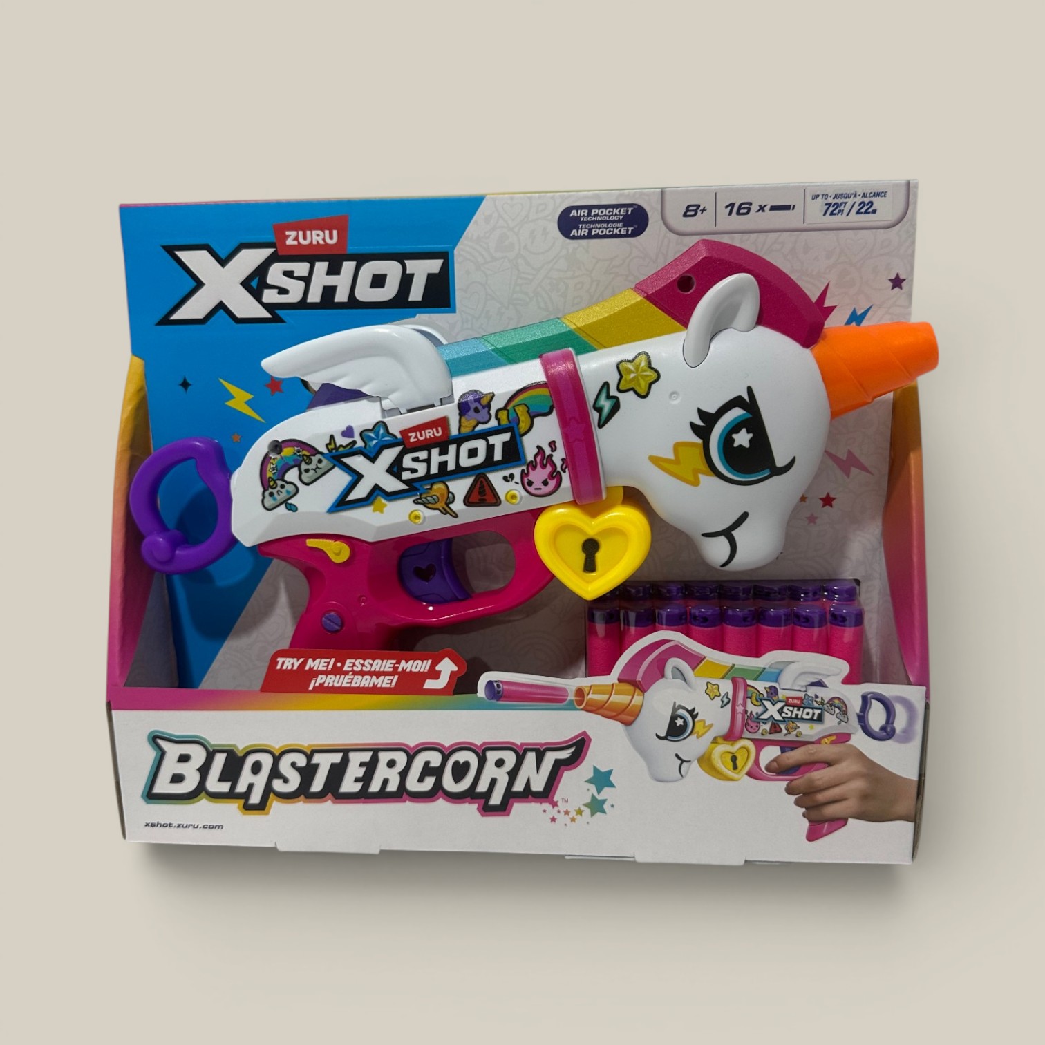 X-shot blastercorn unicorn
