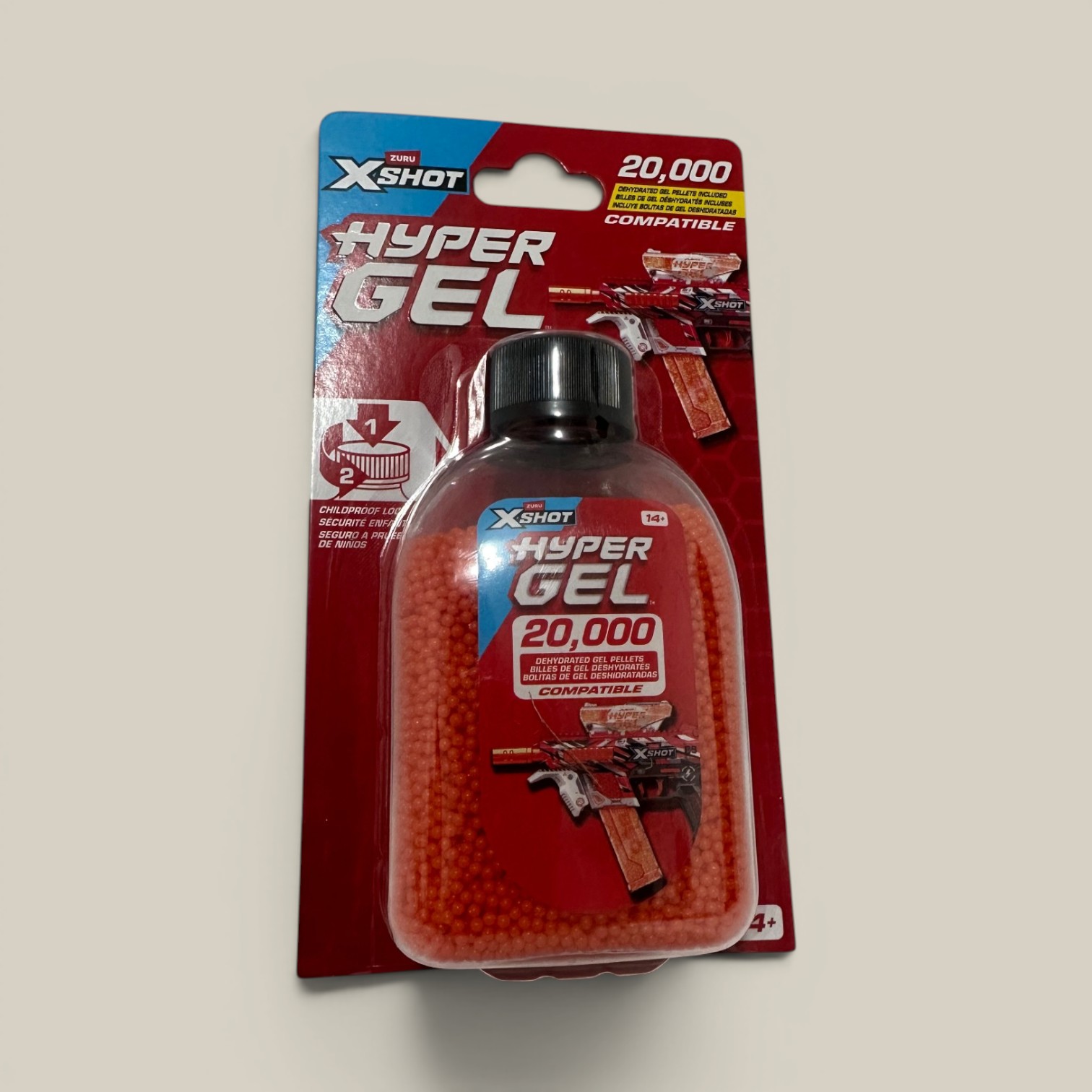 X-shot recarga gellet hypergel x 20000