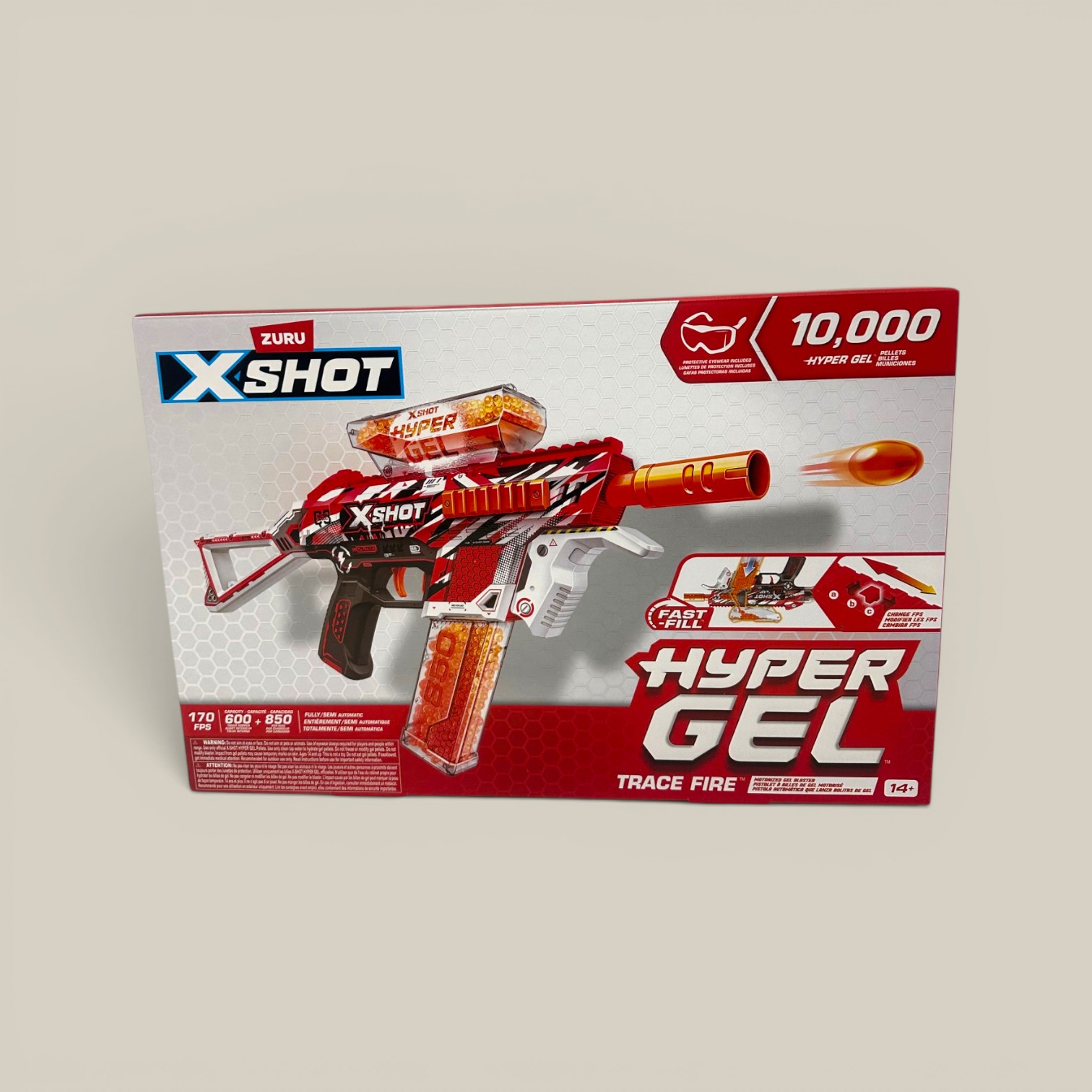 X-shot hyper gel trace fire motorised 10000