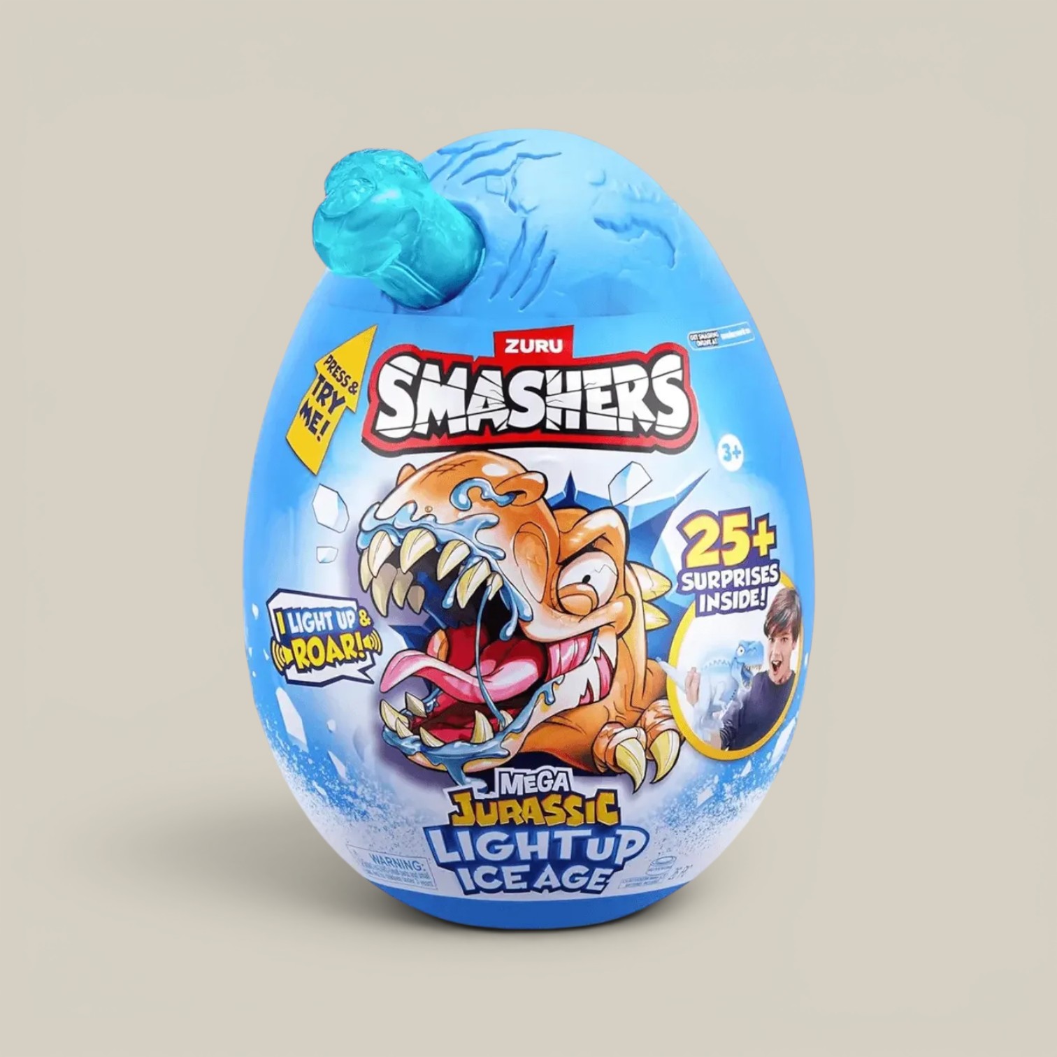 Smashers dino ice age - Egg Mega- brilla en la oscuridad