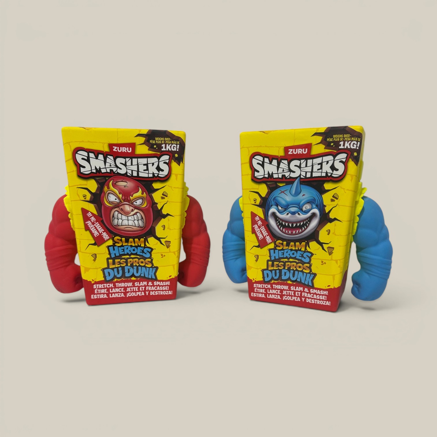 Smashers slam heroes - tiburon p/estirar y aplastar