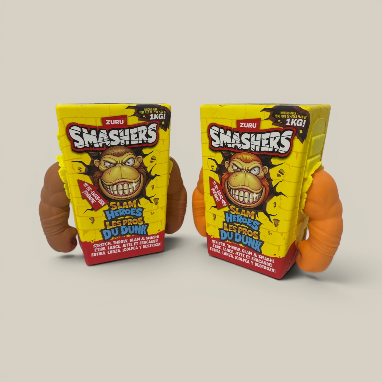 Smashers slam heroes - gorila p/estirar y aplastar