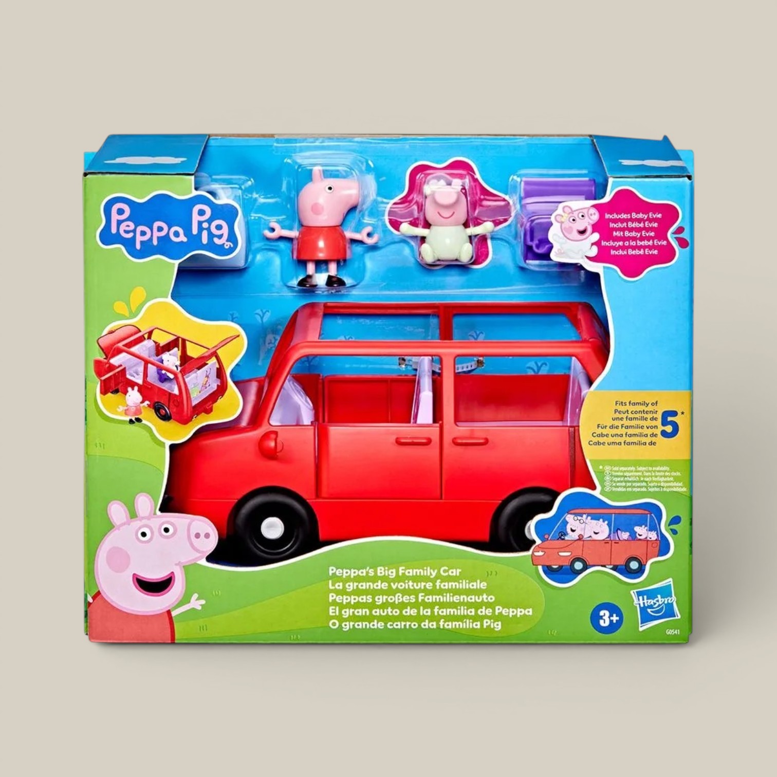 Auto grande de la familia Peppa Pig