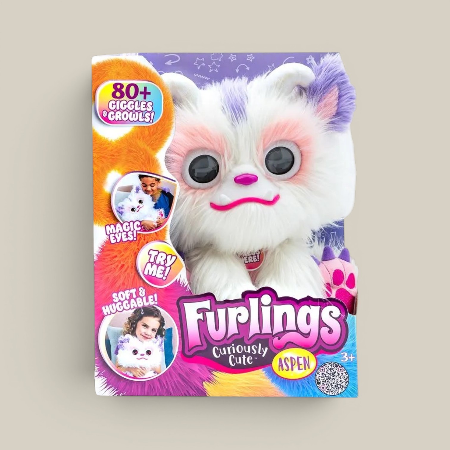 Peluche interactivo 32cm aspen