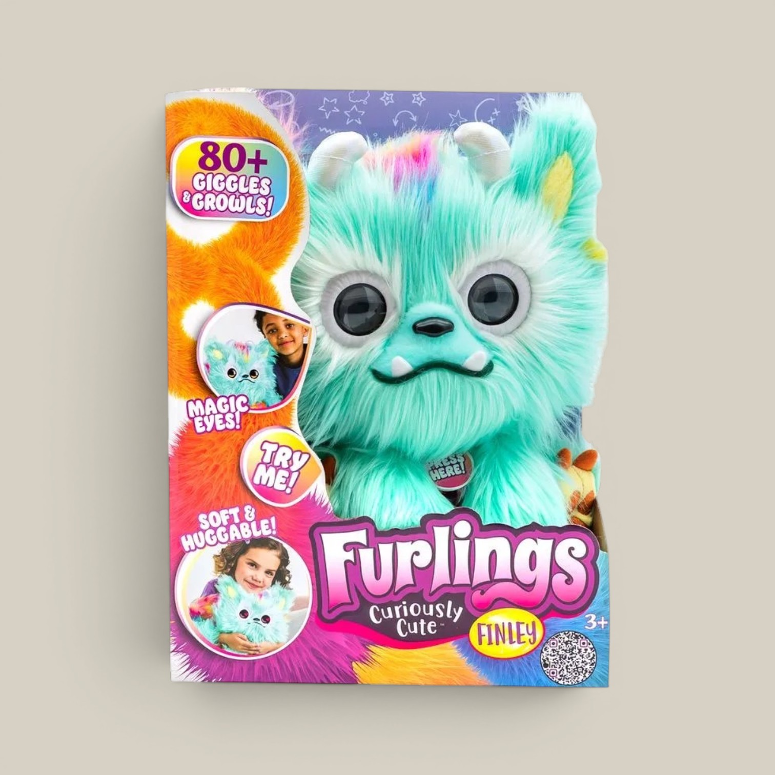 Peluche interactivo 32cm finley