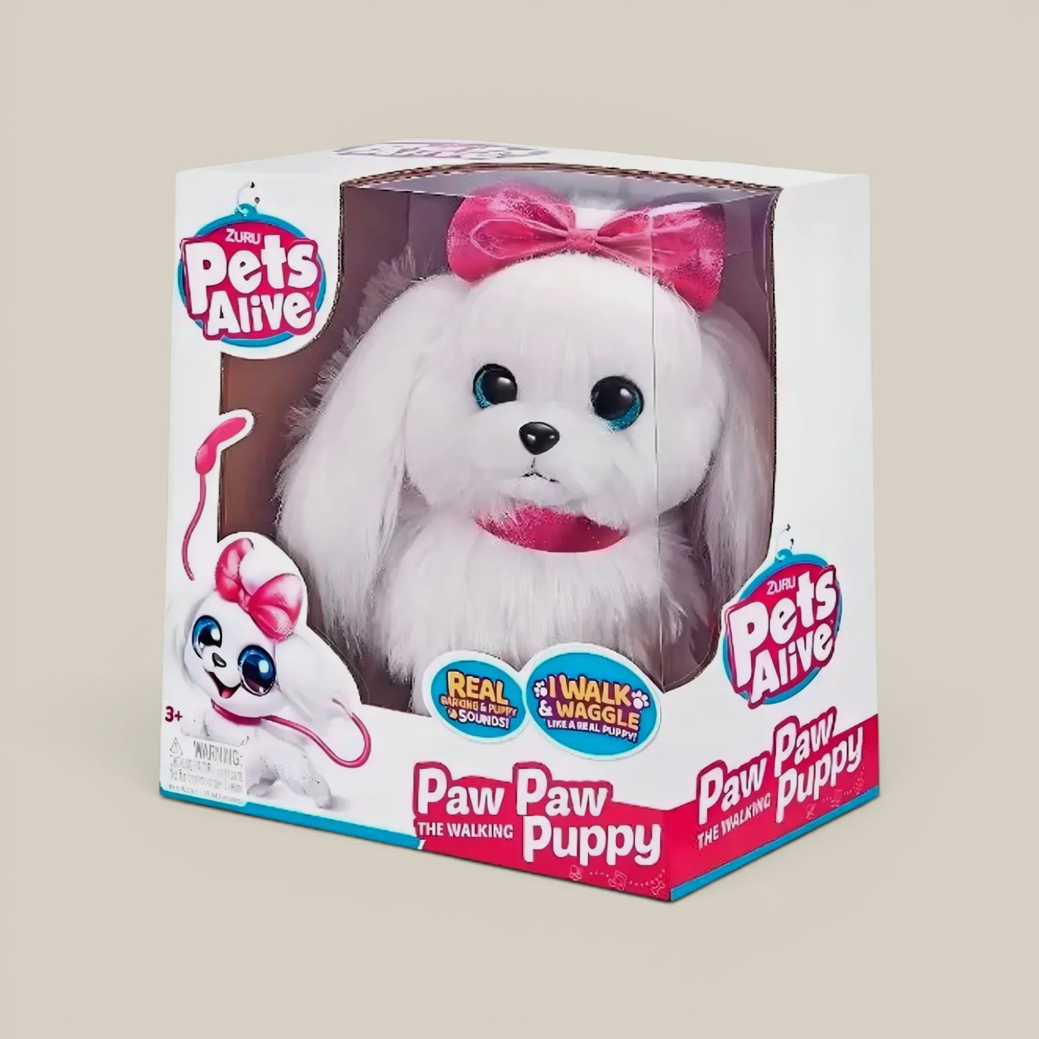Perrita interactiva 30cm - Lil Paw Paw