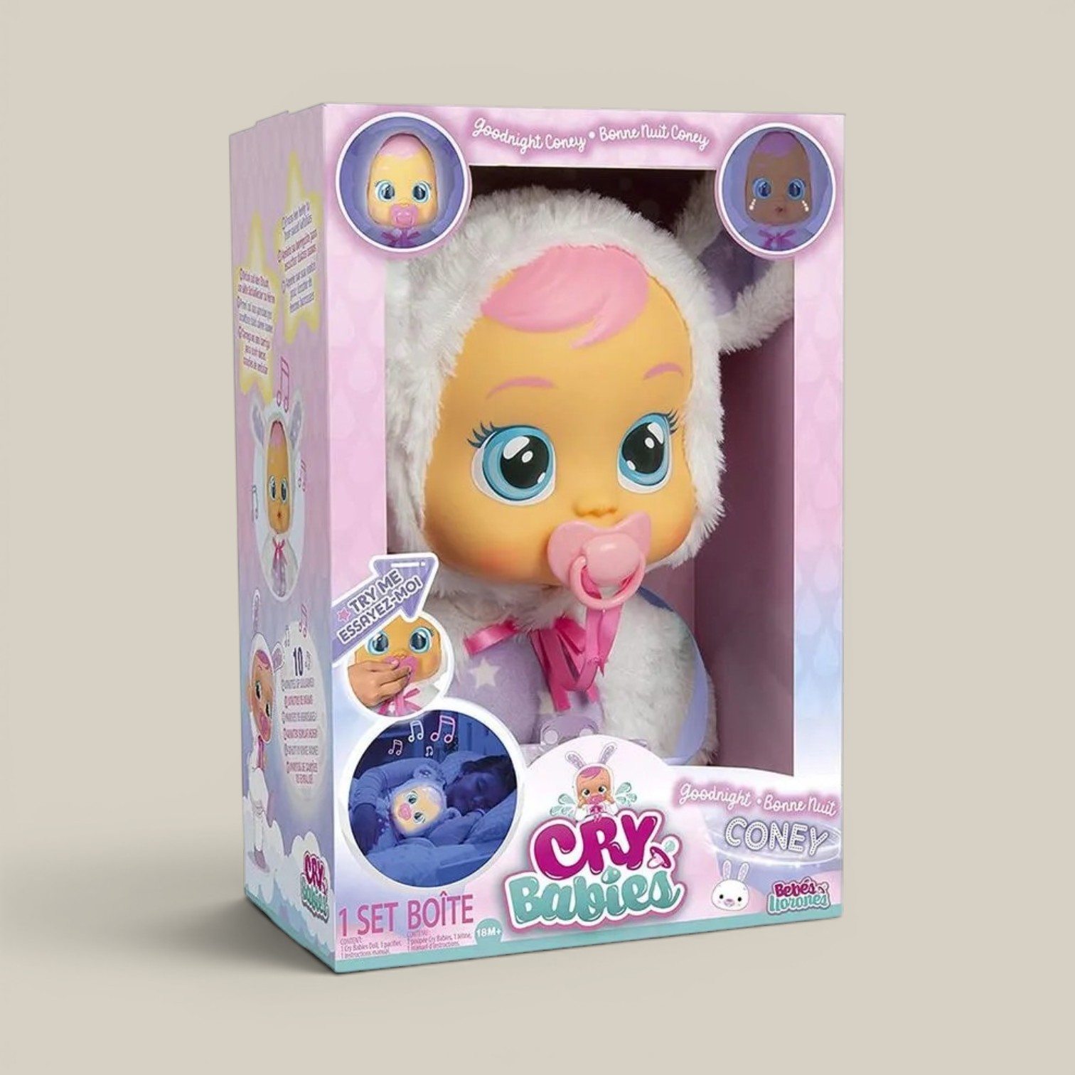 Muñeca 32cm cry babies coney