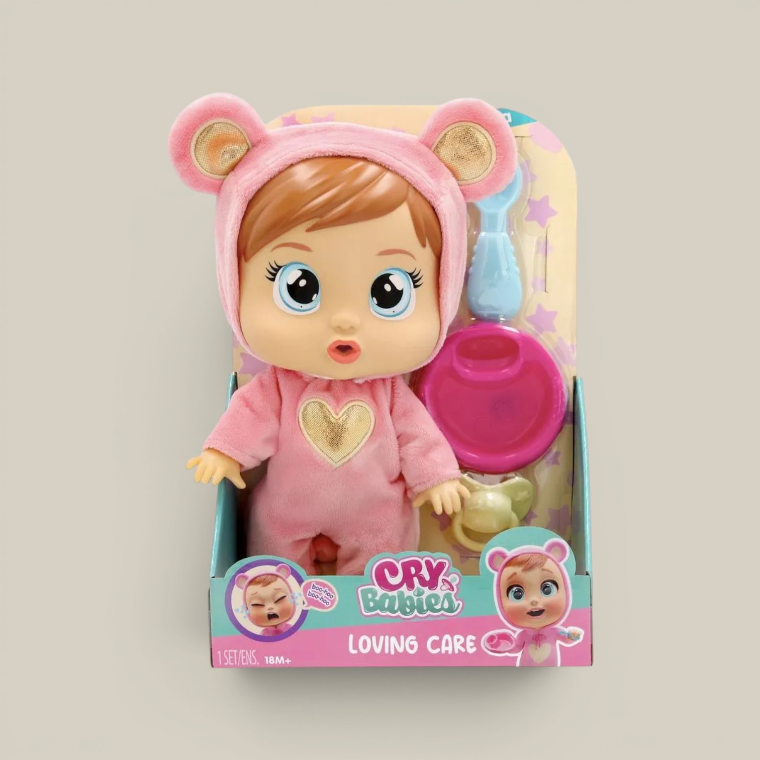 Muñeca 25cm cry babies nina/lena/crystal