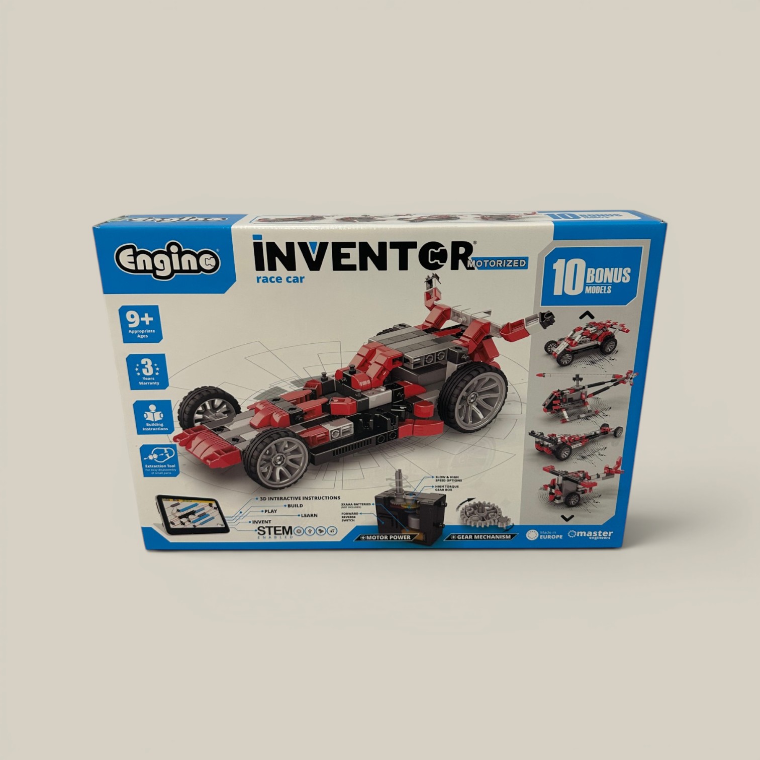 Inventor de Juegos mecanicos 42cm - auto de carrera