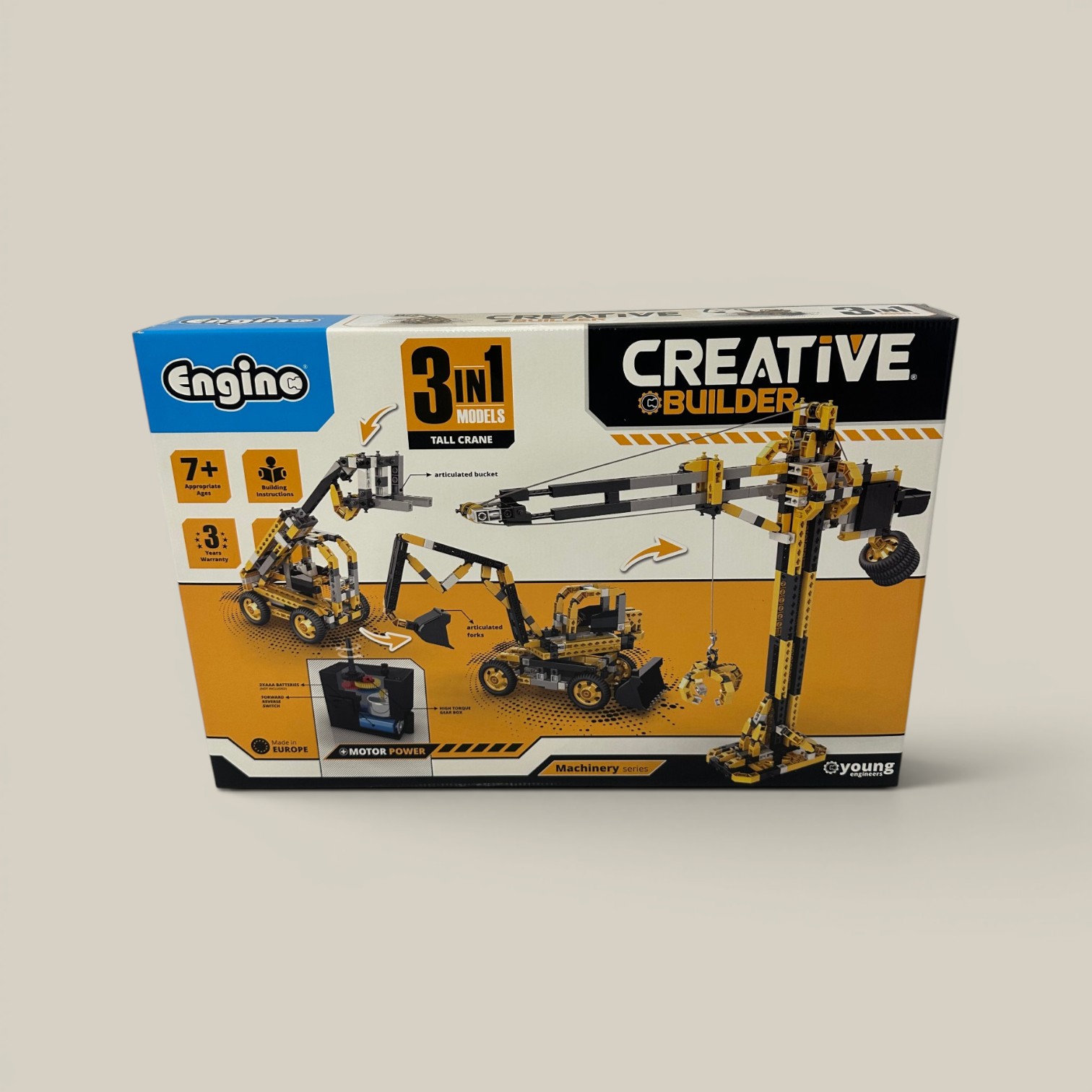 Juego de construccion creativo 50cm - grua alta 3 en 1