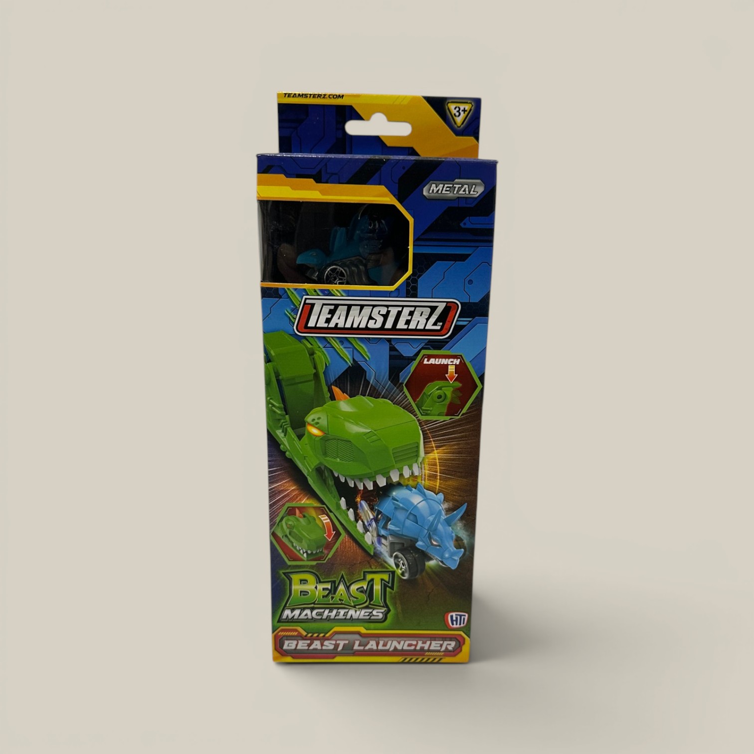 Lanzador + 1 vehiculo bestia dino launcher