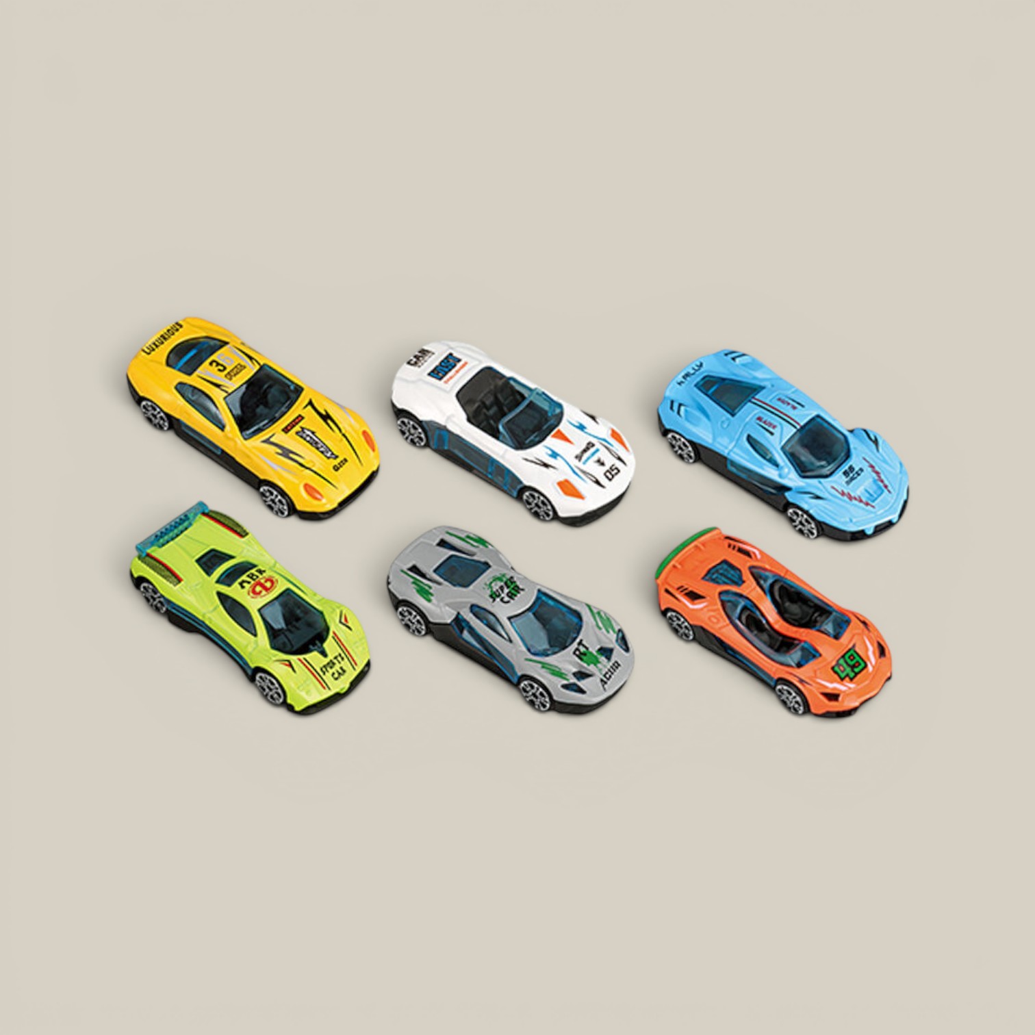 Auto 8cm free wheels metal