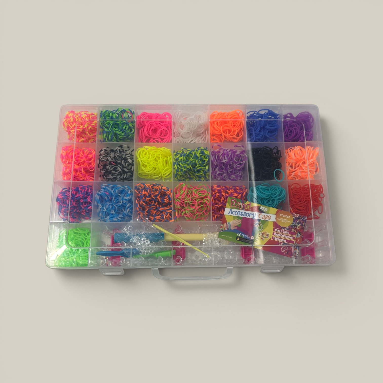 Caja gomita p/armar pulseras 23d