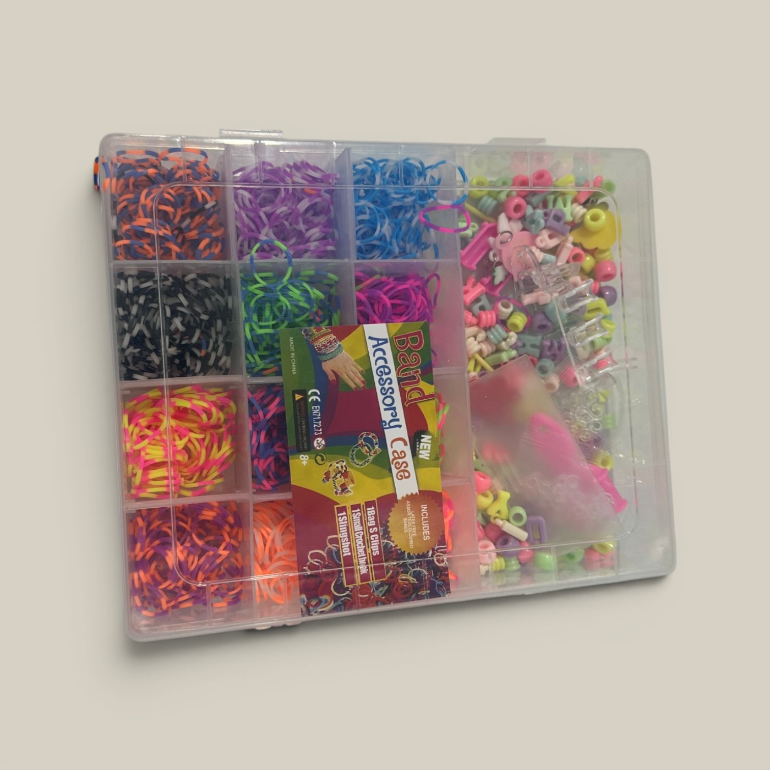 Caja gomitas p/armar pulseras 14d