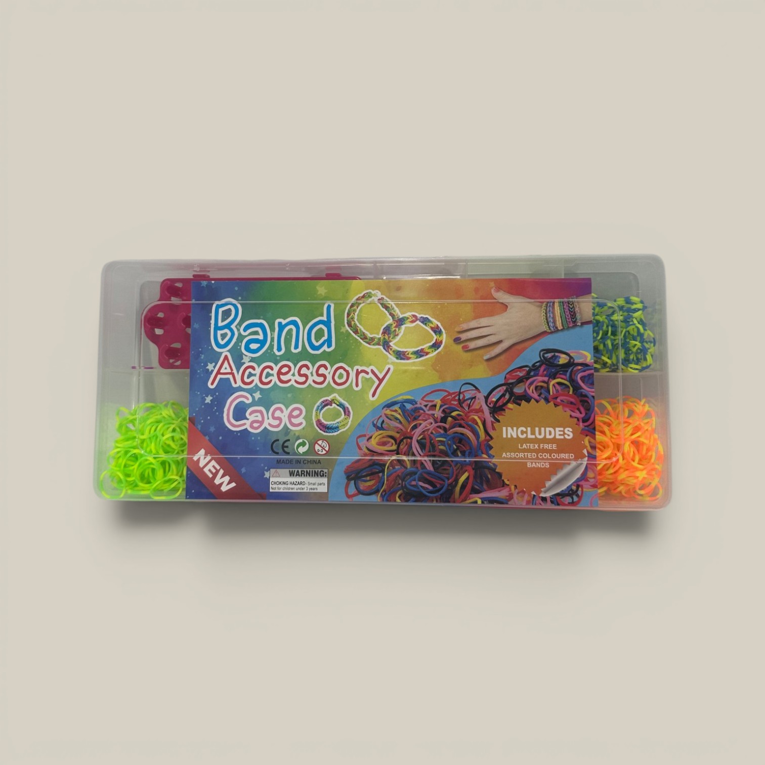 Caja gomitas p/armar pulseras 10d