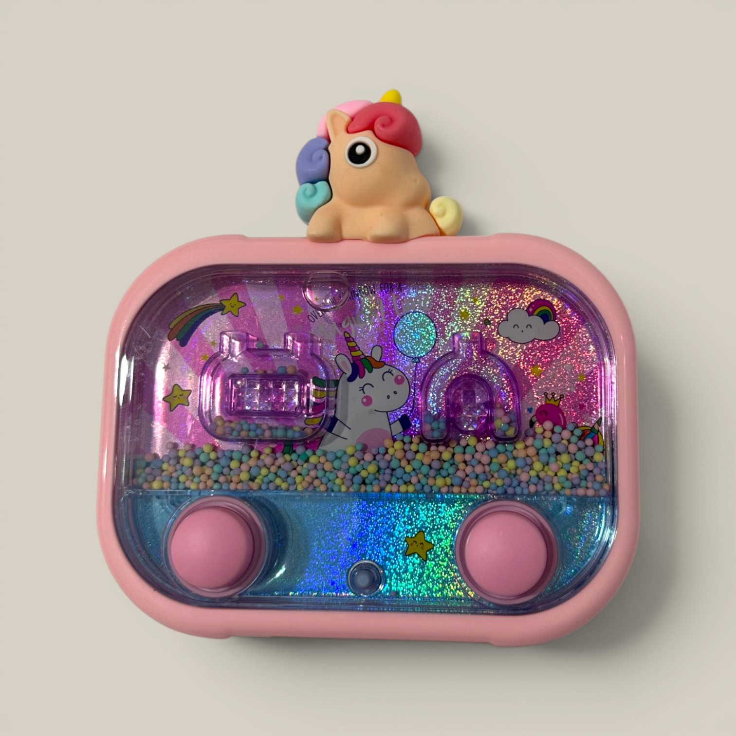 Juego de agua unicornio c/mini aplique