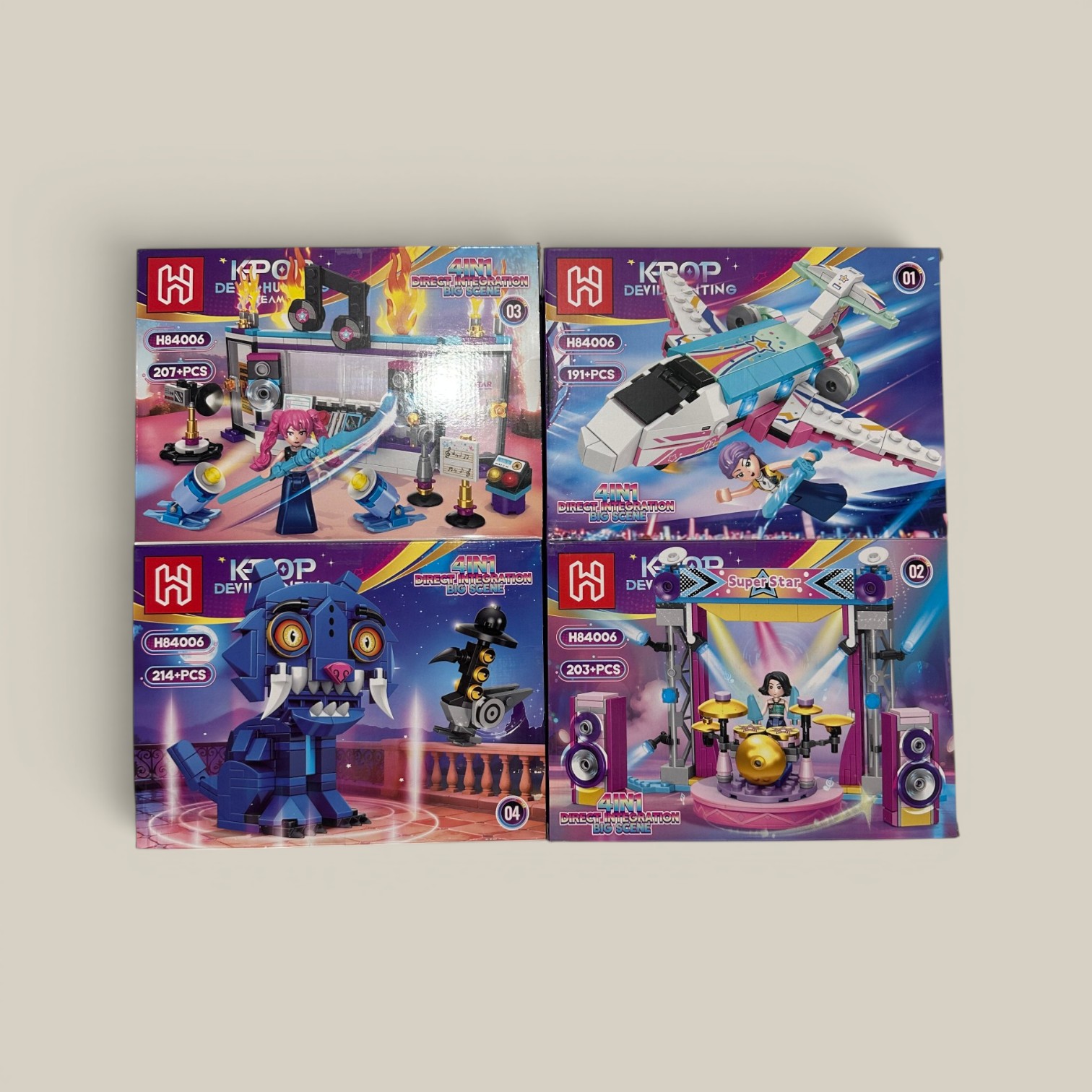 Lego k pop demon hunters