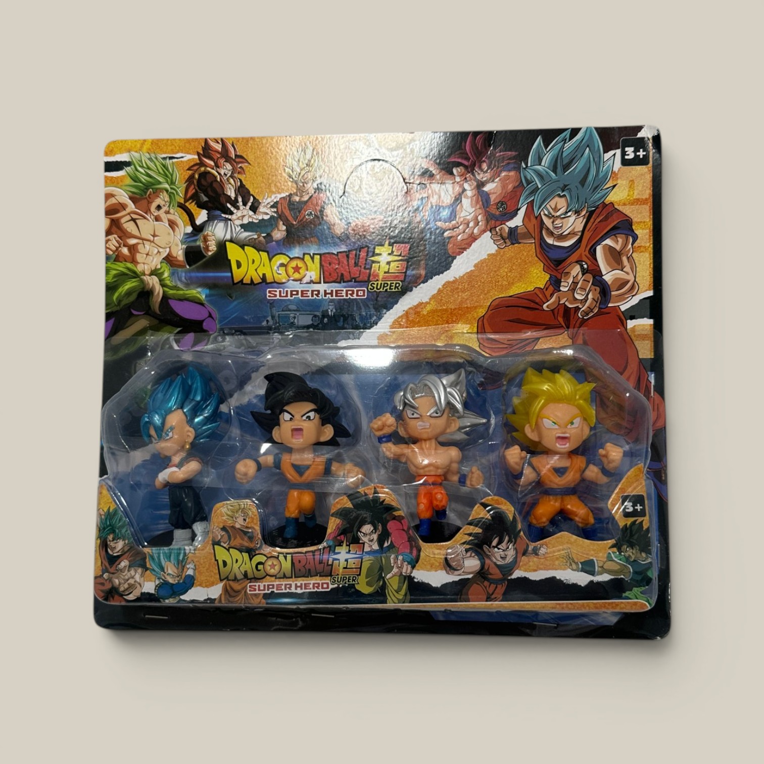 Dragon Ball super x 4 e/blister