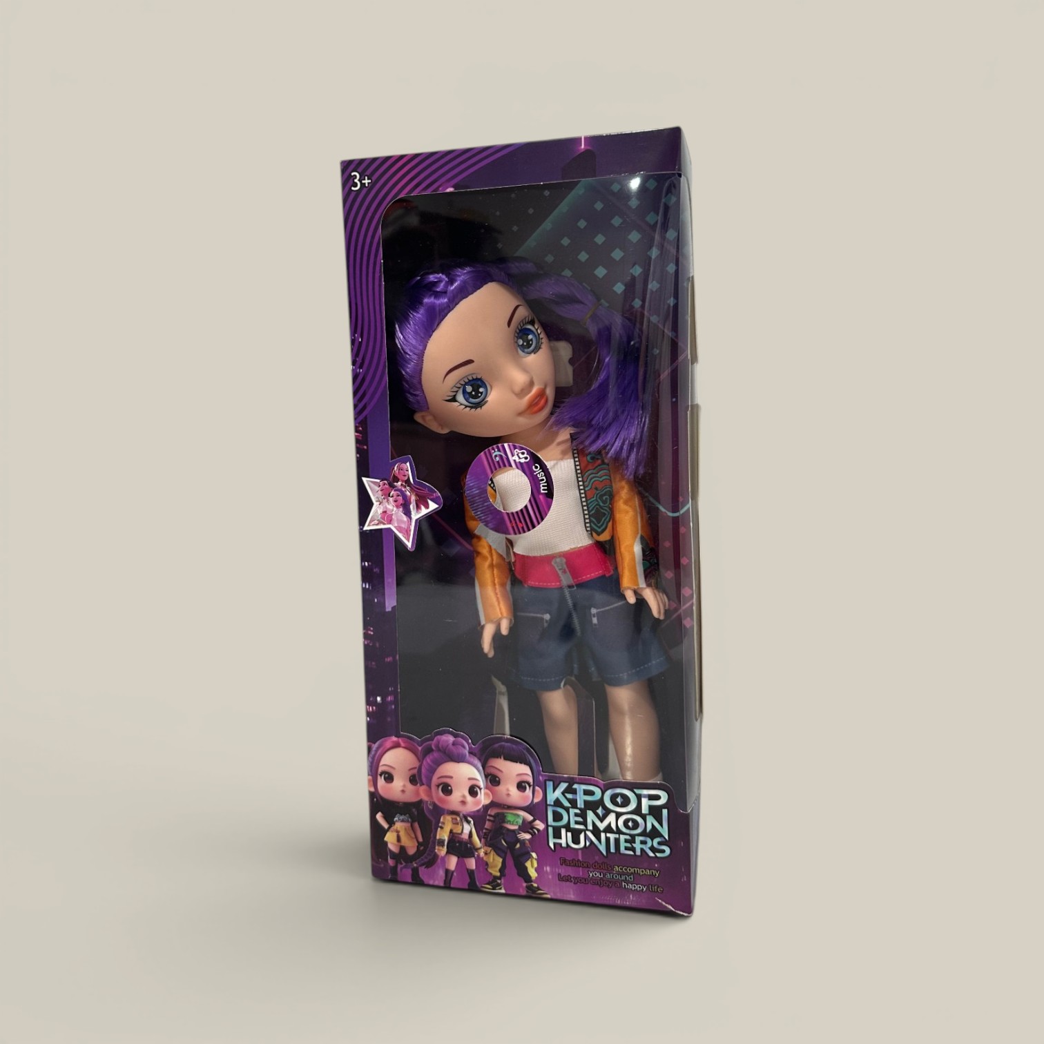 Muñeca k pop c/musica x 1