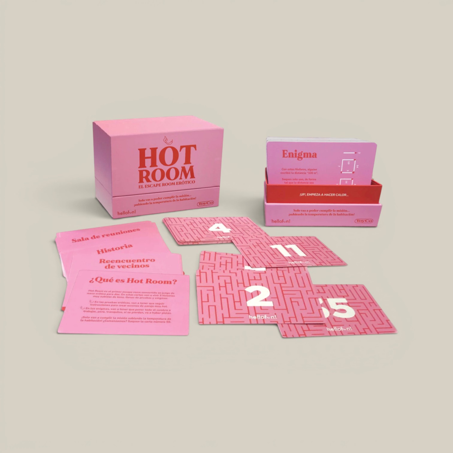 Juego de mesa cuarto caliente