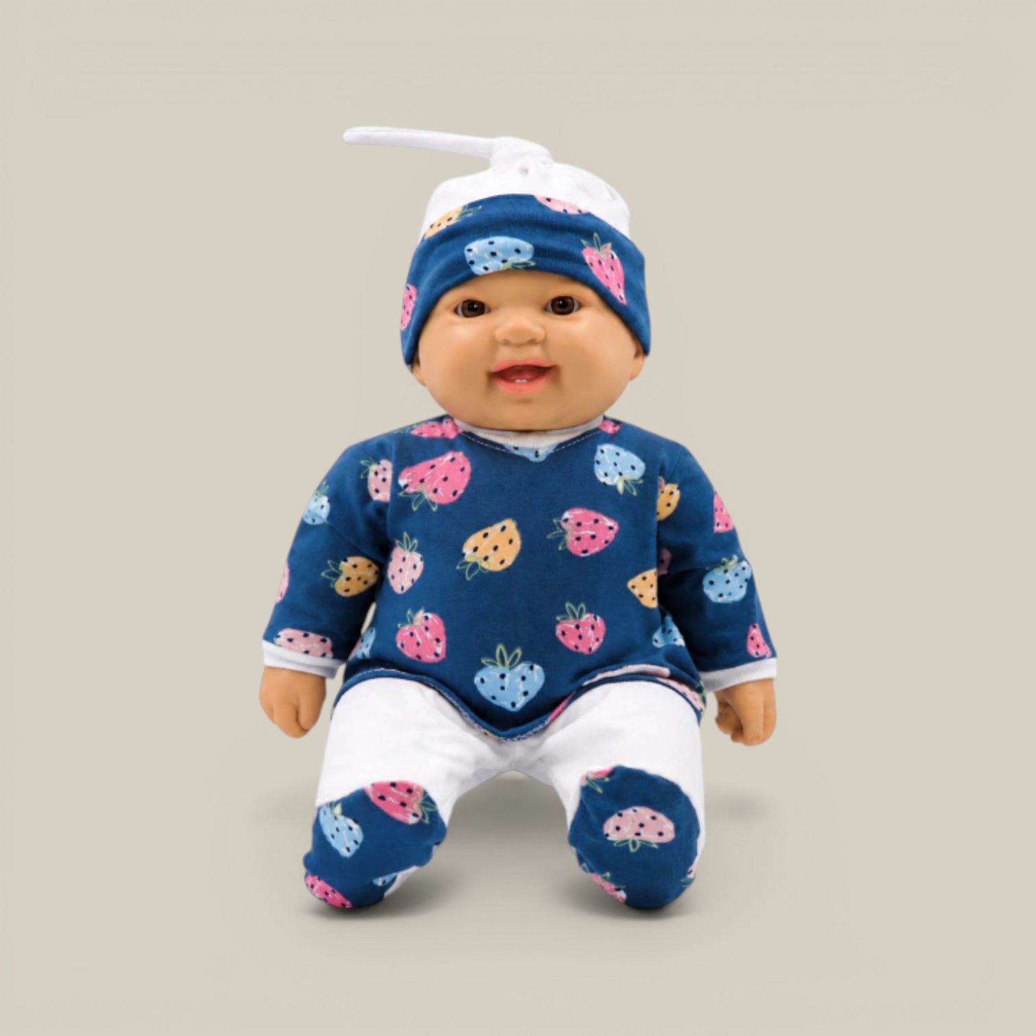 Bebote Luca c/ranita, remera y gorro